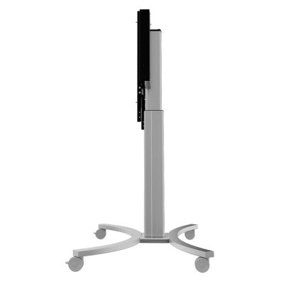 1000013105 - Expert Electrically height adjustable display trolley - 50cm- silver - load up to 140 kg