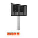 1000013116 - Expert Display stand with wall mounting, electrically adjustable height - 70 cm - silver