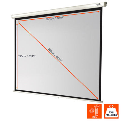 celexon - 1090246 - Manual Economy screen, 180 x 135 cm, 4:3