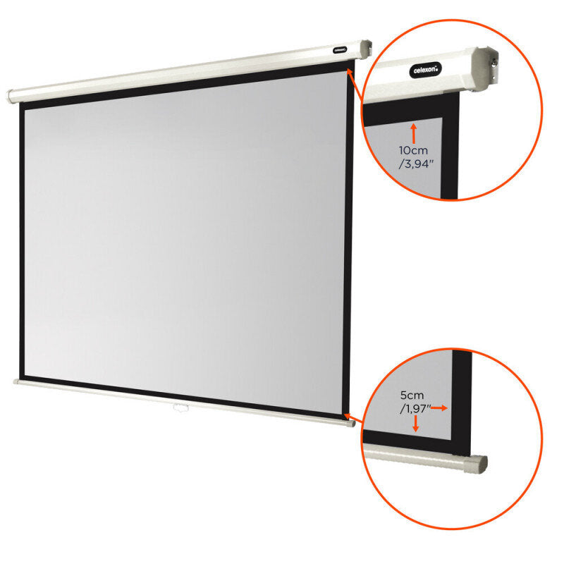 celexon - 1090246 - Manual Economy screen, 180 x 135 cm, 4:3