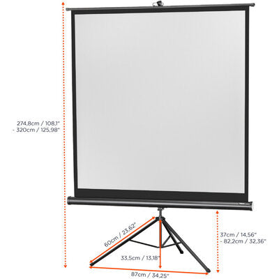 1090017 - Tripod Economy screen, 219 x 219 cm, 1:1