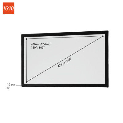 1090834 - Mobile Expert Fabric for Folding Frame, 406 x 254 cm, 16:10