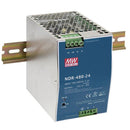 NDR-480-24  - AC- DC Single output Industrial DIN rail power supply - Output 24 V<sub>DC</sub> at 20 A - metal case