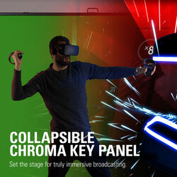 Elgato - Green Screen  - Collapsible Chroma Key panel 148 x 180cm