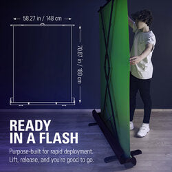 Elgato - Green Screen  - Collapsible Chroma Key panel 148 x 180cm