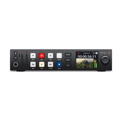 Blackmagic Design - HyperDeck Studio HD Plus - ProRes, H.264 or DNxHD mini recorder onto SD/UHS-II cards up to FullHD