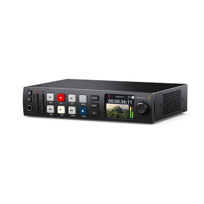 Blackmagic Design - HyperDeck Studio HD Plus - ProRes, H.264 or DNxHD mini recorder onto SD/UHS-II cards up to FullHD