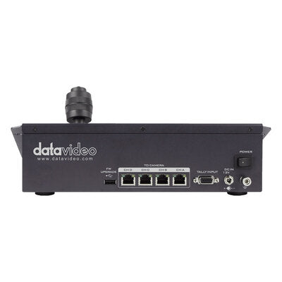 Datavideo - PTZ camera control unit, up to 4 compatible Datavideo PTZs, box cameras or robotic Pan & Tilt mobile heads