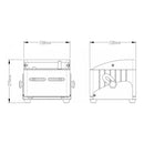 JB Systems - ACCU-COMPACT  - Battery uplighter with 6 x 10 W RGBWA-LEDs, 25° beam angle, battery operated