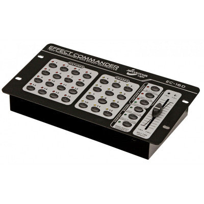 JB Systems - EC-16D EFFECT COMMANDER  - Programmable 16 Channel DMX Switch pack controller for light effects