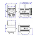 Briteq - BT-THEATRE 150EZ Mk2  - 150 W COB LED theater spotlight,  motorized zoom, 3200 K, Hi-CRI