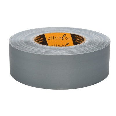 Allcolor - Gaffer Tape matt silver  - Matt cloth tape, water resistant, silver 50 mm