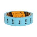 Allcolor - Marker Tape 845 light blue  - HD-PVC-foil coated tape, light blue 25 mm, printed text: 5 mtr