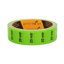 Allcolor - Marker Tape 845 light green  - HD-PVC-foil coated tape, light green 25 mm, printed text: 25 mtr