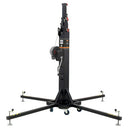 VMB - Lifting tower able to lift 300 kg to 6.5 m in height,  ALS (Automatic Lock System), black