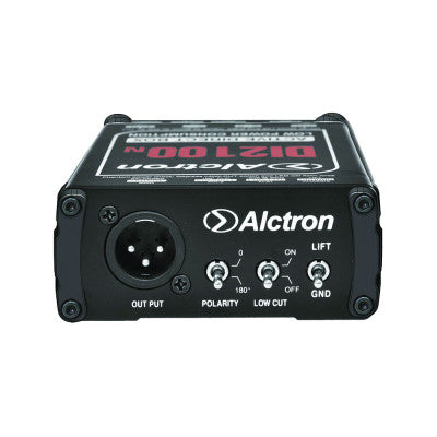 Alctron - DI 2100 N   - Active direct box, low power consumption, 2 jack inputs, 1 XLR output