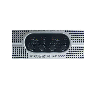 Definitive Audio - 4 x 300 W RMS amplifier at 4 ohm
