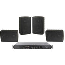 Definitive Audio - PACK INSTALL RESTO BLACK   - INSTALL PACK with 4 x NEF5 BL + 1 x MEDIA AMP ONE