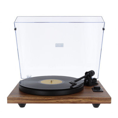 Enova Hifi - Speakers + USB/Bluetooth Hi-Fi turntable with Ortofon OM 5E - wood finish