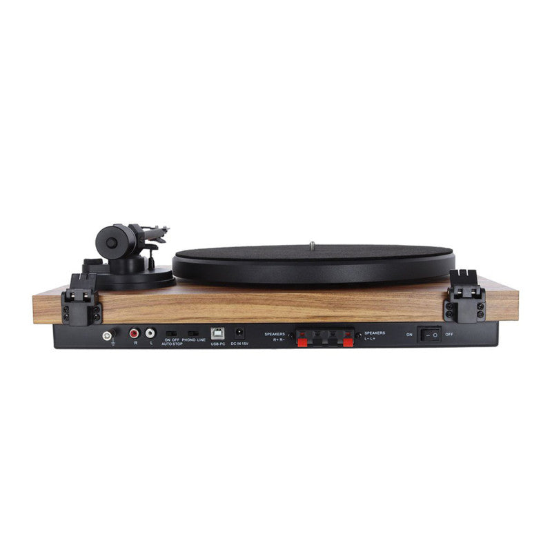 Enova Hifi - VISION2 SET WDL  - Speakers + USB/Bluetooth Hi-Fi turntable with Ortofon OM 5E - wood finish