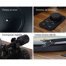 Enova Hifi - Speakers + USB/Bluetooth Hi-Fi turntable with Ortofon OM 5E - wood finish