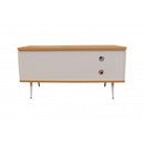 AURA VINYL FURNITURE  - Vinyl Hi-Fi storage furniture with various spaces dedicated to turntable and vinyls