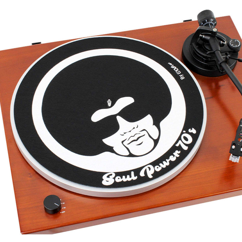 Enova Hifi - FS SP70s MAN   - Felt for turntables, 70'S look with an Afro man cut design