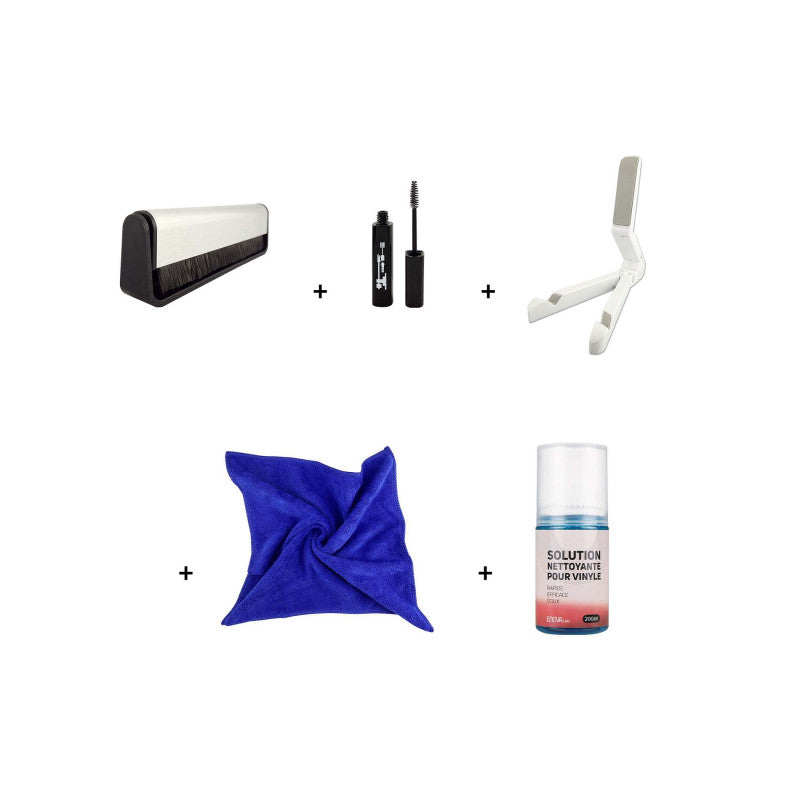 Enova Hifi - PNV 10   - Cleaning pack that includes different accessories for optimal maintenance of the vinyls