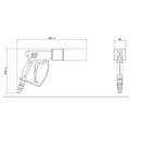 CO2 RUSH  - CO2 gun - 365.3 x 50 x 230 mm