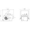 SNO W POWER   - Compact and innovative snow machine, 338 W power, 830 m<sup>3</sup>/hour