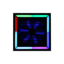 FANYLED   - 40 x 40 cm LED fan to create a multitude of scenic effects, total power 100 W