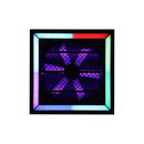 FANYLED   - 40 x 40 cm LED fan to create a multitude of scenic effects, total power 100 W