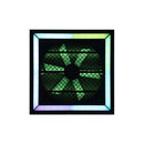 FANYLED   - 40 x 40 cm LED fan to create a multitude of scenic effects, total power 100 W