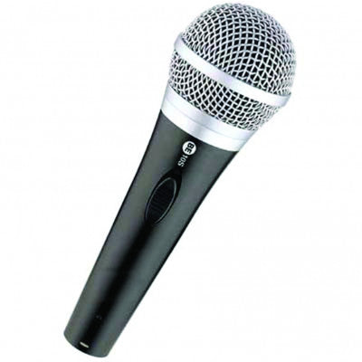 Power Acoustics - BE 10S   - Dynamic cardioid microphone with integrated anti-pop filter, metal body