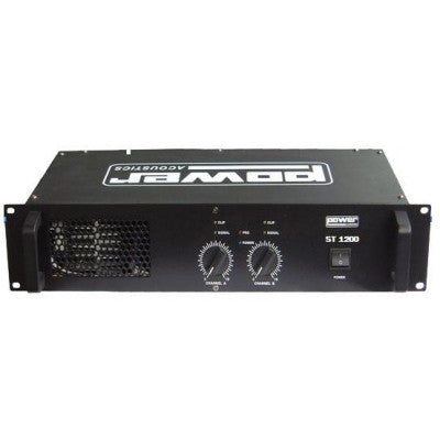 ST 1200   - 2 x 600 W RMS amplifier at 4 ohm