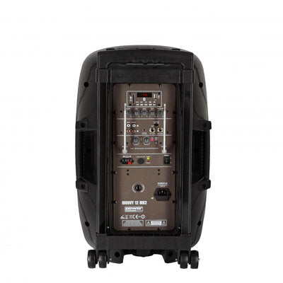 MOOVY 12 MK2   - Portable 12" battery-operated audio system + 1 VHF handheld microphone + 1 headset microphone