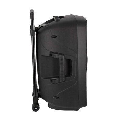 MOOVY 12 MK2   - Portable 12" battery-operated audio system + 1 VHF handheld microphone + 1 headset microphone