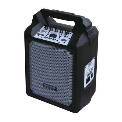 Power Acoustics - Portable 100 W battery-powered sound system, MP3 multimedia player, USB and SD card, Bluetooth receiver