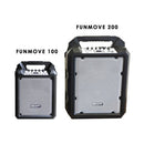 Power Acoustics - Portable 100 W battery-powered sound system, MP3 multimedia player, USB and SD card, Bluetooth receiver