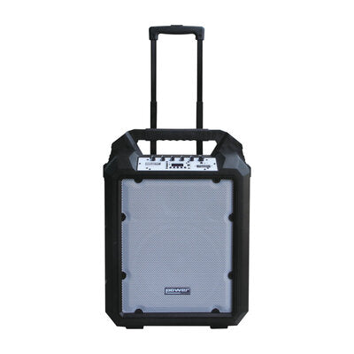 Power Acoustics - Portable 200 W battery-powered sound system with trolley