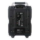 Power Acoustics - Portable 250 W battery-powered sound system + 2 UHF handheld microphones