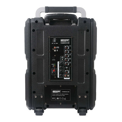 Power Acoustics - FUNMOVE 250   - Portable 250 W battery-powered sound system + 2 UHF handheld microphones