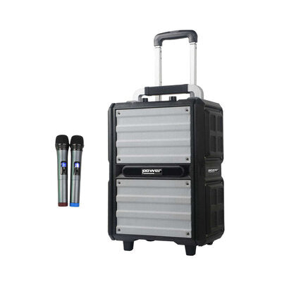 Power Acoustics - FUNMOVE 250   - Portable 250 W battery-powered sound system + 2 UHF handheld microphones