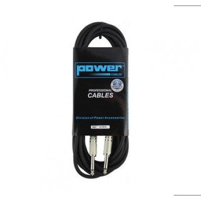 Power Acoustics - CAB 2003   - 6 m cable - male mono jack - male mono jack