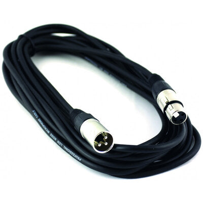 Power Acoustics - CAB 2020   - 3 m cable - male 3-pin XLR   - female 3-pin XLR