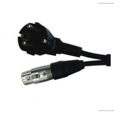 Power Acoustics - CAB 2095   - 10 m power cable - male 3-pin XLR   - female 3-pin XLR