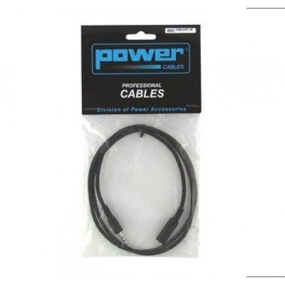 Power Acoustics - CAB 2167   - 1 m cable - male stereo mini-jack - female stereo mini-jack