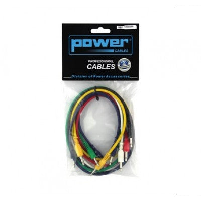 Power Acoustics - CAB 2200   - 0.6 m cables - male mono mini-jack - male mono mini-jack