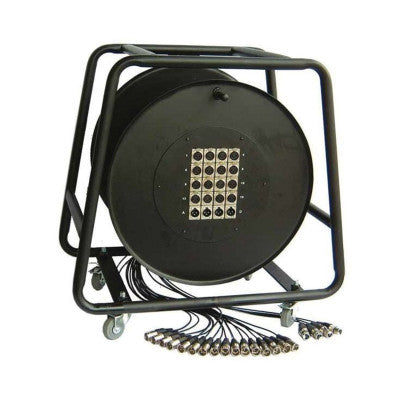 SNAKE 2091   - 30 m multipair reel - 16 IN / 4 OUT