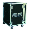 FC 14   - 14U flight case with casters - FC 14